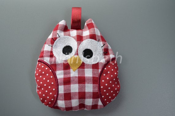 Owl cherry pillow