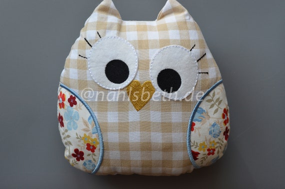 Owl cherry pillow