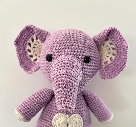 crochet animal, elephant