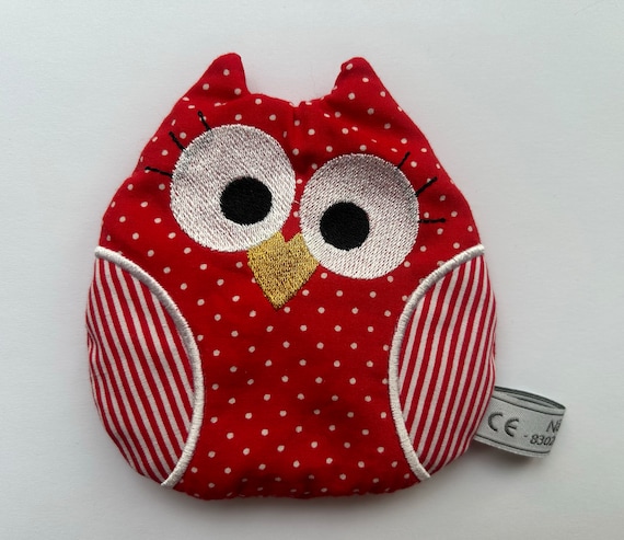 Owl cherry pillow Kirschkern-, Körnerkissen