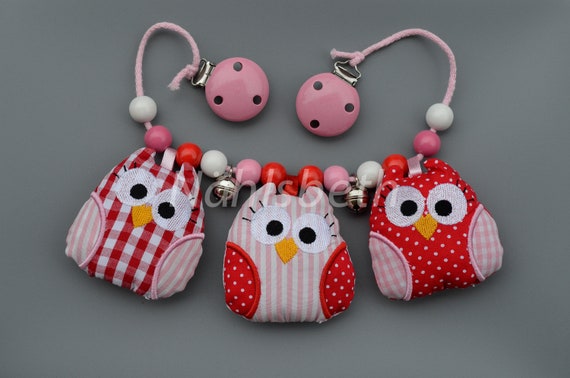 Pushchair chain Owls - The ORIGINAL -