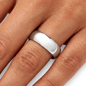 Thin Sterling Silver Band, 925 Smooth Minimalist Stacking Ring for Women