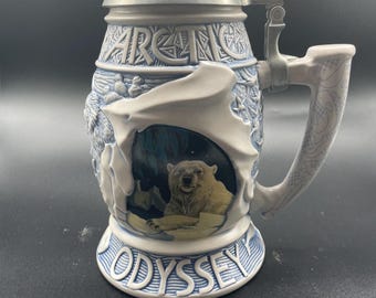 2001 Avon "Arctic Odyssey" Beer Stein
