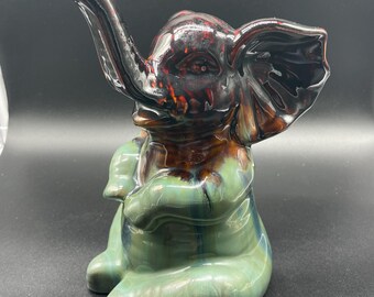 Apropos Elephant Art Pottery Ceramic Figurine