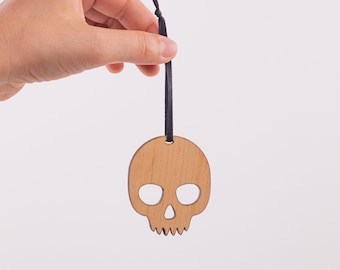 Skull Ornament-wood