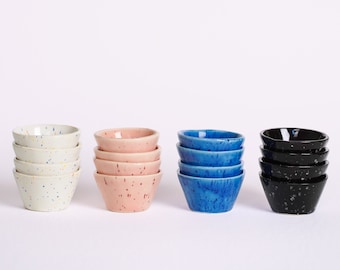 Speckled Dipping Sauce Cups (Set of 4)