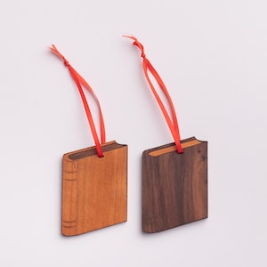 Book Ornament-wood