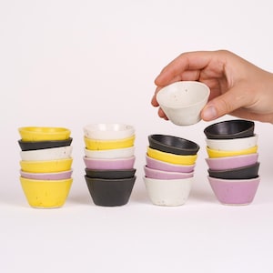 Speckled Dipping Sauce Cups (Set of 4)
