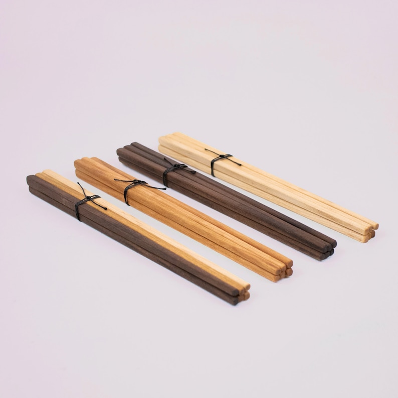 Wood Chopsticks – Set of 6 - Thumbnail 5