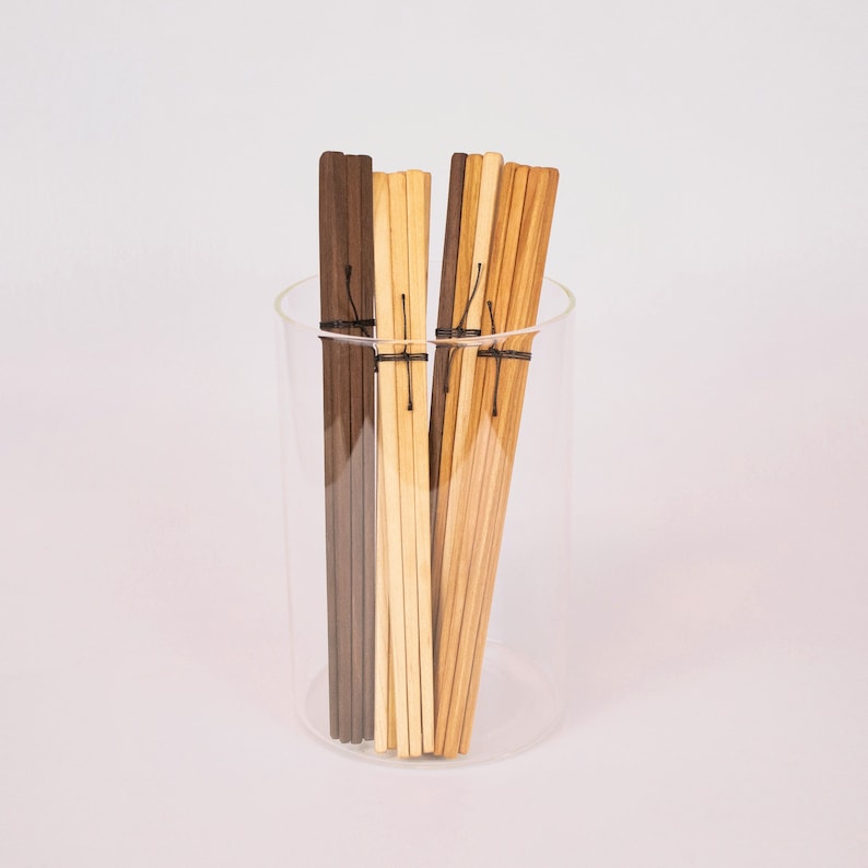 Wood Chopsticks – Set of 6 - Thumbnail 3