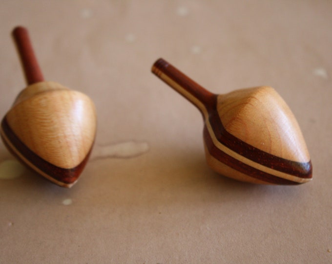 Onehandmade Wooden Spin Top Etsy