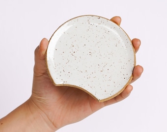 Speckled Ceramic Spoon Rest