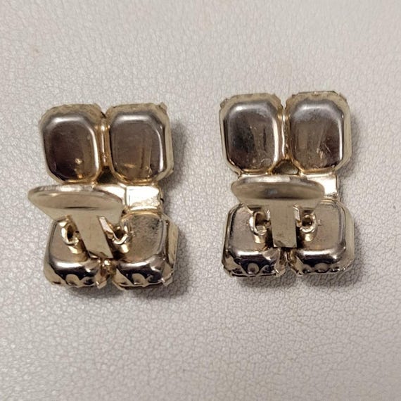 Vintage Unsigned Sapphirine Saphiret Rhinestone G… - image 5