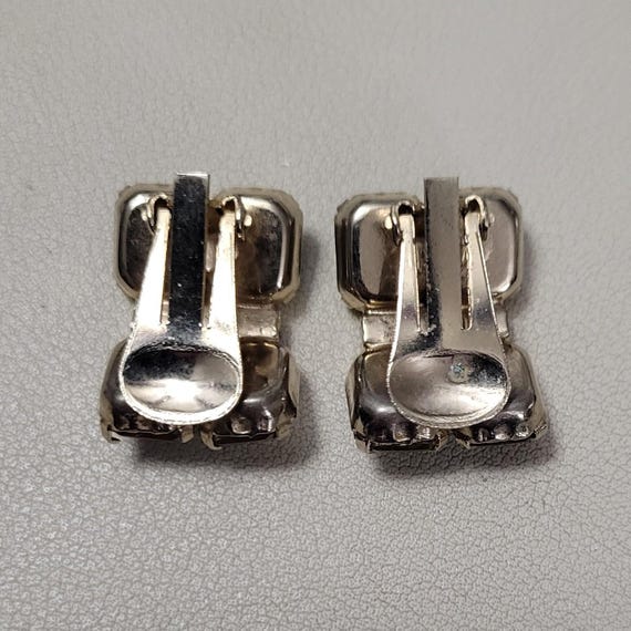 Vintage Unsigned Sapphirine Saphiret Rhinestone G… - image 6