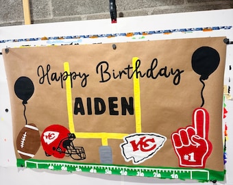 Banner de aniversário do Chiefs Football