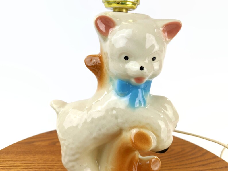 1960s Ceramic Lamb Lamp Little Bo Peep Nursery Light | Etsy