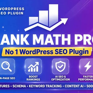 Rank Math Pro WordPress SEO Plugin GPL - Unlimited Websites Content AI Schema Markup