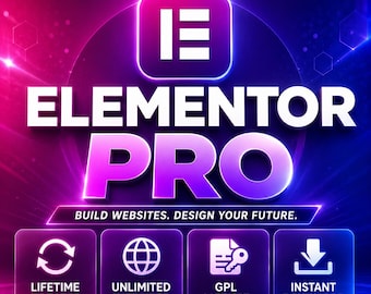 Elementor Pro GPL WordPress Plugin | Drag & Drop Website Builder | Instant Download | Unlimited Sites