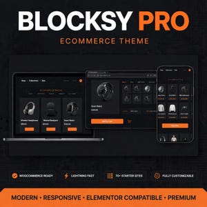 Motyw WordPress Blocksy Pro Ecommerce | Szybki szablon sklepu WooCommerce | Pakiet stron startowych dla firm