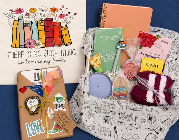 Cozy Book Lover Gift Box | Curated Set with Optional Blind Date Book