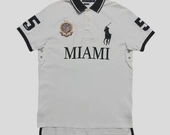 Ralph Lauren Miami Big Pony-polo wit - Chief Keef City Edition
