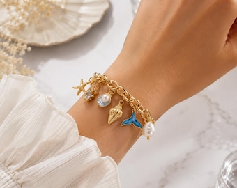Oceaan bedelarmband