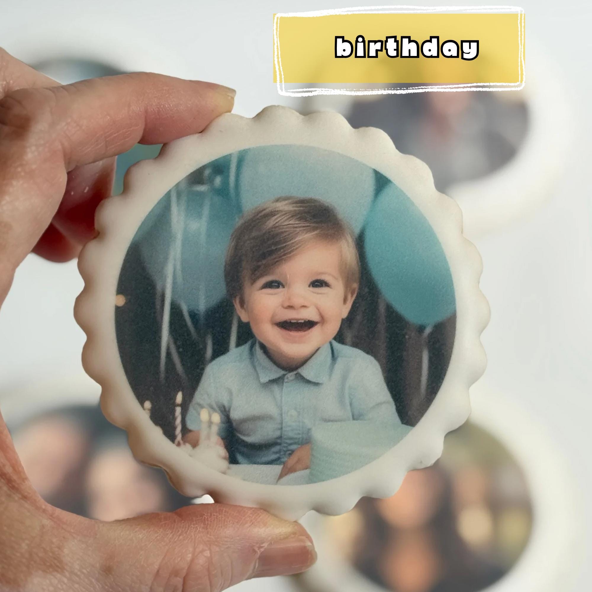 Personalized Photo Cookie Custom Photo Cookies Party Favor Special ...