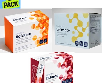 Unicity UniMate Herbal Energy Drink Variety Pack (30 Stick Packs)
