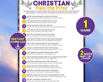 Bibelstudienpass das Geschenkspiel, Gott ist Liebesgruppenaktivität, Christlicher Links Rechts Eisbrecher, Sonntagsschule Gemeinschaft Spaß für Gruppen Ereignis