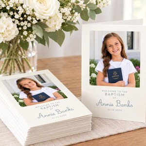 LDS Baptism Program and Invitation - Template Rainbow Program - Editable Digital Download