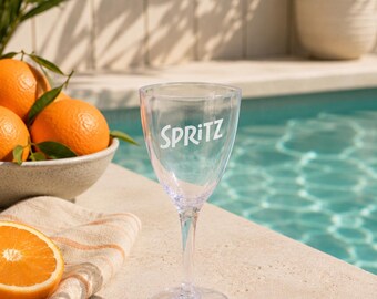 Custom Wine Glass | Personalized Poolside Safe Stemmed Cup | Choose Your Text & Font | Shatterproof Acrylic Drinkware