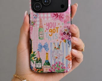 You Got This Champagne Floral phone case | Tough Cases