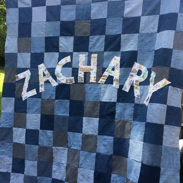 Blue Jean Quilt Etsy