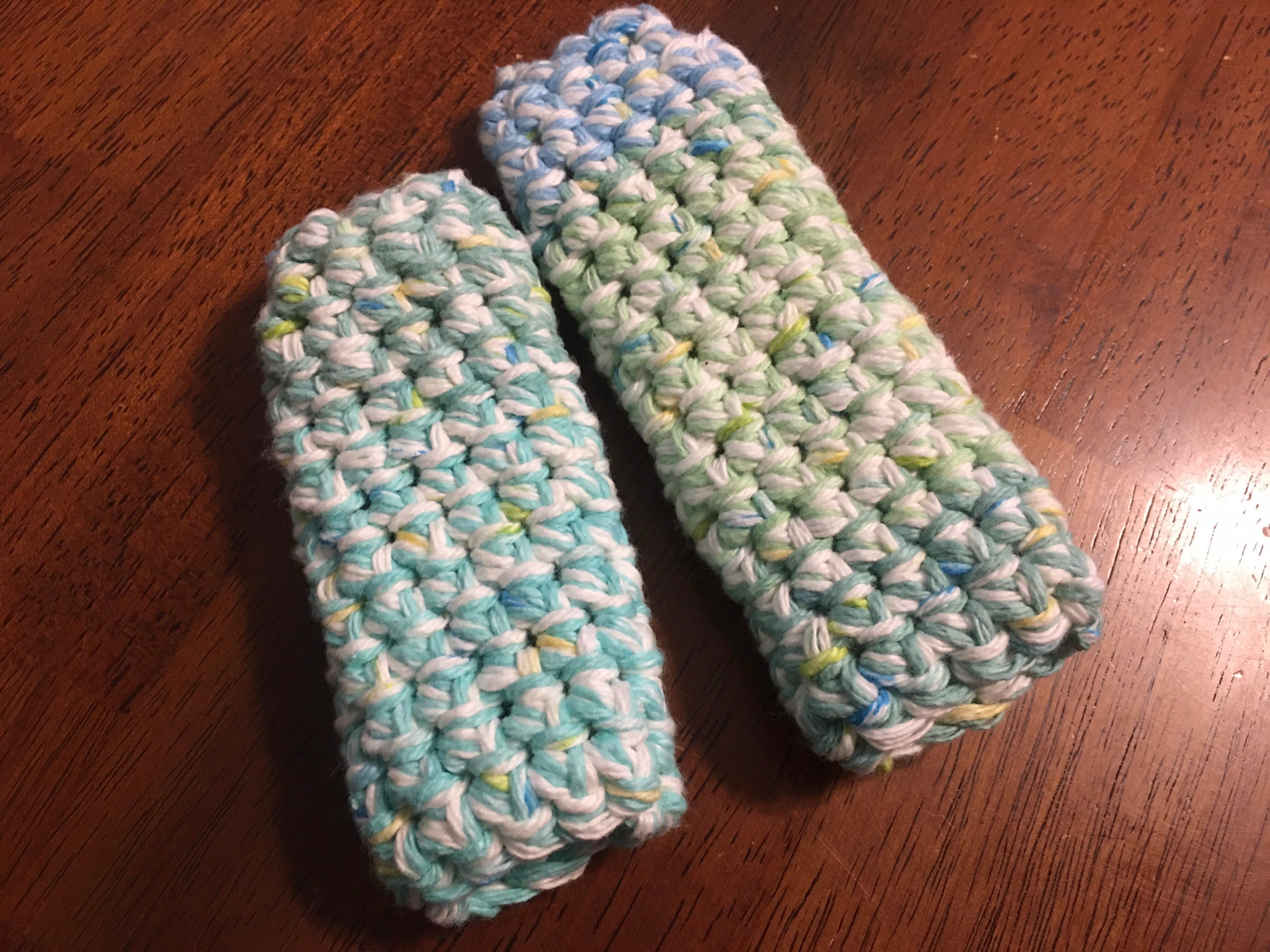 Pan Handle Potholder Crochet Cotton Kitchen Gift Hostess Etsy