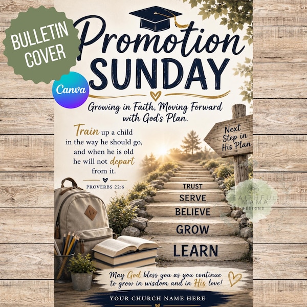 Youth Sunday Church Bulletin Covers - Etsy