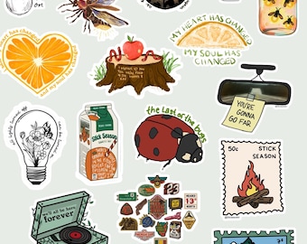 Noah Kahan Sticker Sheet Waterproof Vinyl Decal Laptop Water Bottle Car Bumper Gift