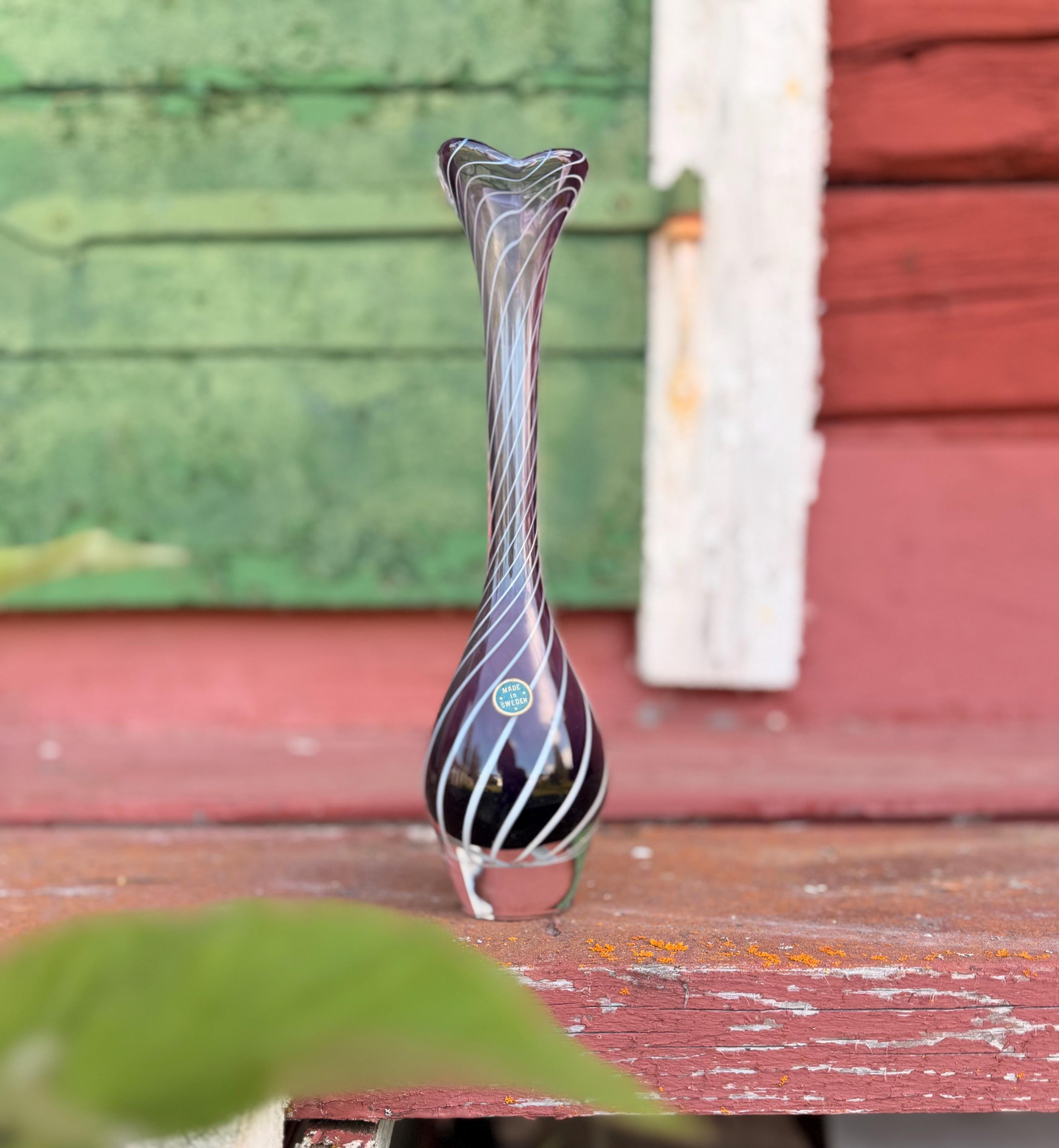Antique Orrefors Crystal Vase - Etsy