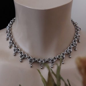 Chainmaill collar choker