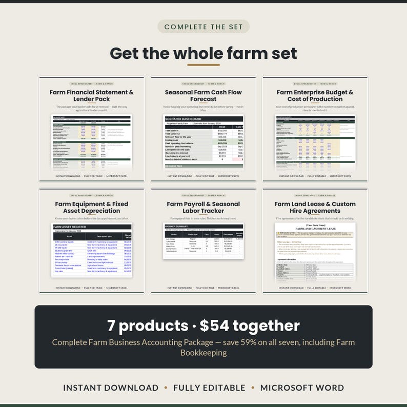 Word Collection Report Sample Farm Lease Agreement Template | Cash Rent Farmland Lease | Pasture ...
