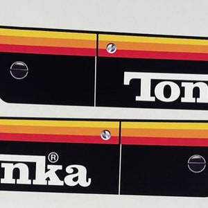 Custom Ersatz Decals Tonka 1981 #3800 Mighty Roughneck Pickup Truck
