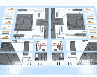Sticker Shop Adesivi Di Ricambio Personalizzati Per Set LEGO Star Wars Republic Gunship 7163 - Nuovi, Generici Adesivi Volkswagen Golf - Foto 2