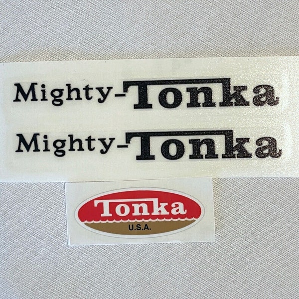 Custom Replacement Cab Decals '73 #3900 Mighty Dump Tonka Truck