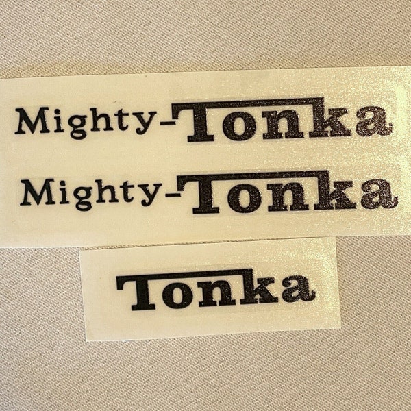 Custom Replacement Cab Decals Stickers for 1964 #900 Mighty Dump Tonka Truck