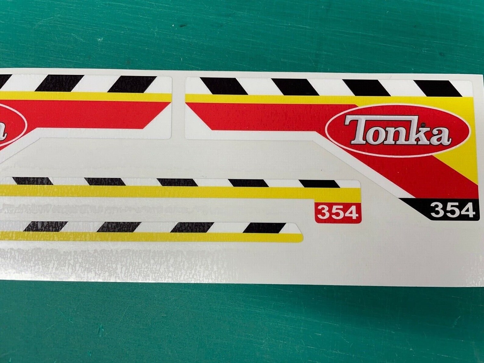 Custom Replacement Cab Stickers Decals 1999 #354 Mighty Dump Tonka ...