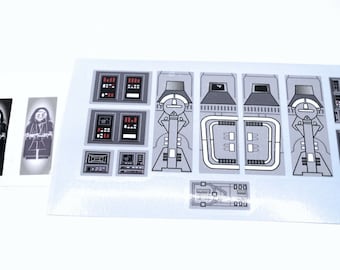 Adesivi Personalizzati Per Set 4555 - Foglio Sostitutivo Sticker Per LEGO
