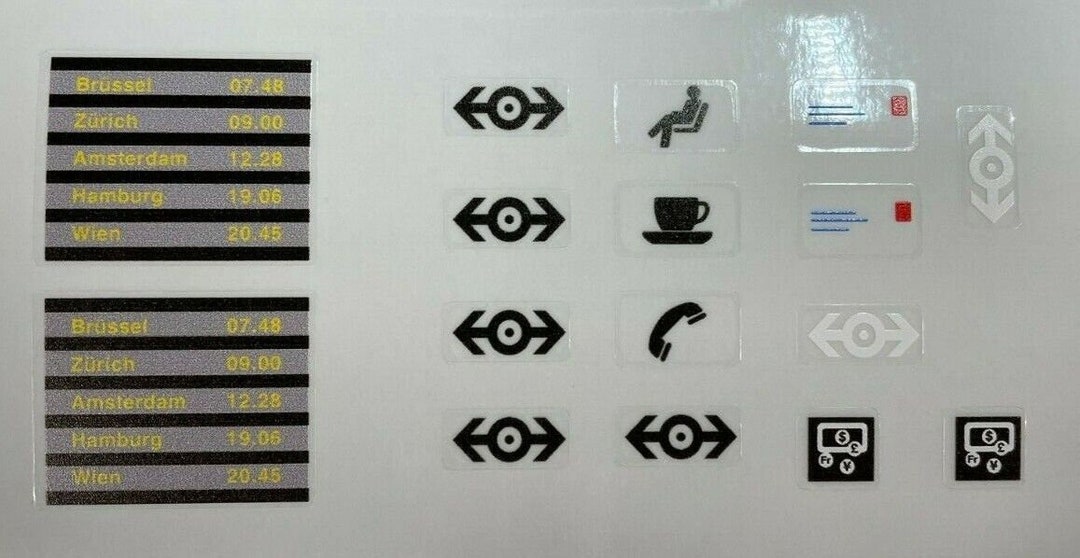 Metro Sign Sticker Custom Replacement Stickers for 4554 Metro Station - Etsy