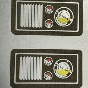Custom Replacement Decals #3945 Mighty Grader Tonka Truck - Waterproof Vinyl