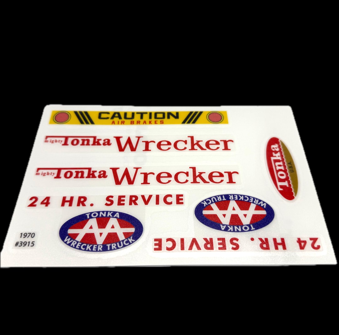 Decalcomanie Di Ricambio Personalizzate Pickup Tonka Mighty - Foto 5