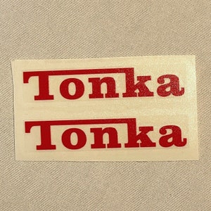Custom Ersatz Decals 78-81 #3900 Mighty Dump Lader Tonka Truck