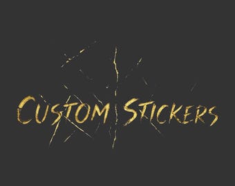 Custom Weatherproof Waterproof Vinyl Stickers, Car Decals, & Card Skins